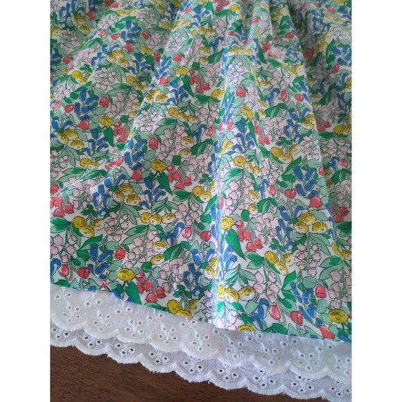 Mini Boden Girls Flutter Sleeve Liberty Floral Smocked Dress size 8/9 EUC - Picture 3 of 10